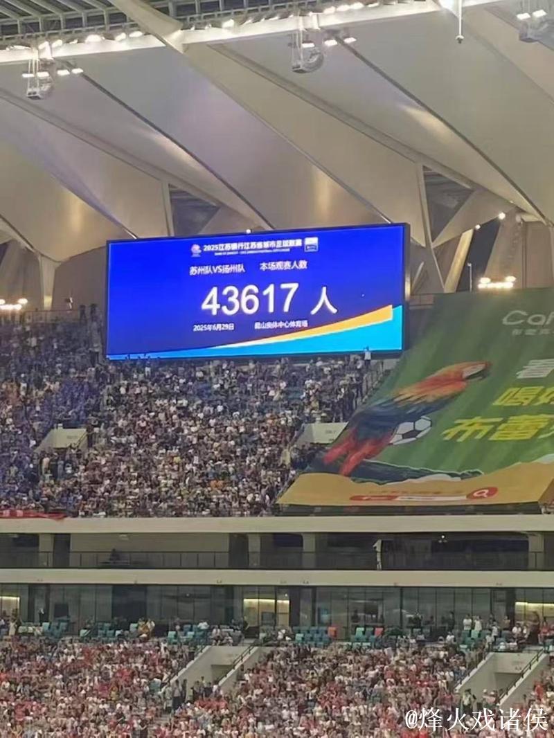 苏超观众人数纪录再刷新 苏州主场观众达43617人 苏超观众人数纪录再刷新 苏州主场观众达43617人